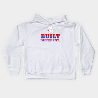 GMEN BUILT DIFFERENT Kids Hoodie